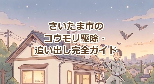 さいたま市 コウモリ駆除 完全ガイド